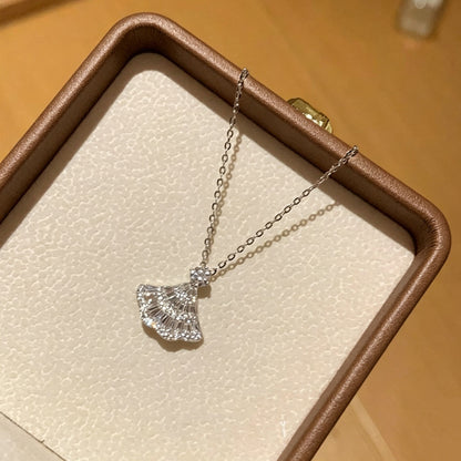 Skirt hem pendant necklace
