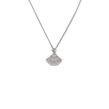 Skirt hem pendant necklace