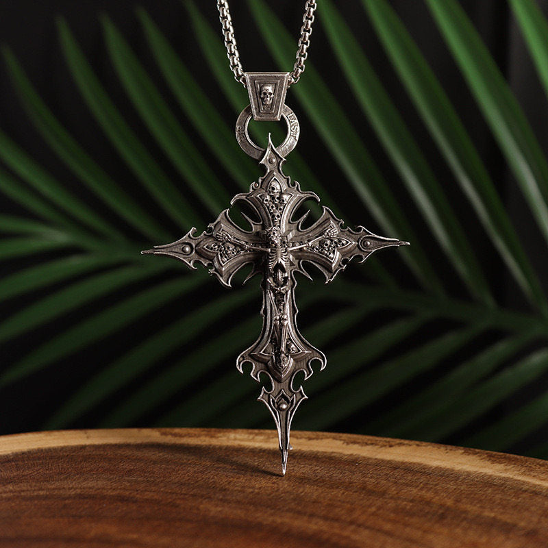 Skull Cross Necklace