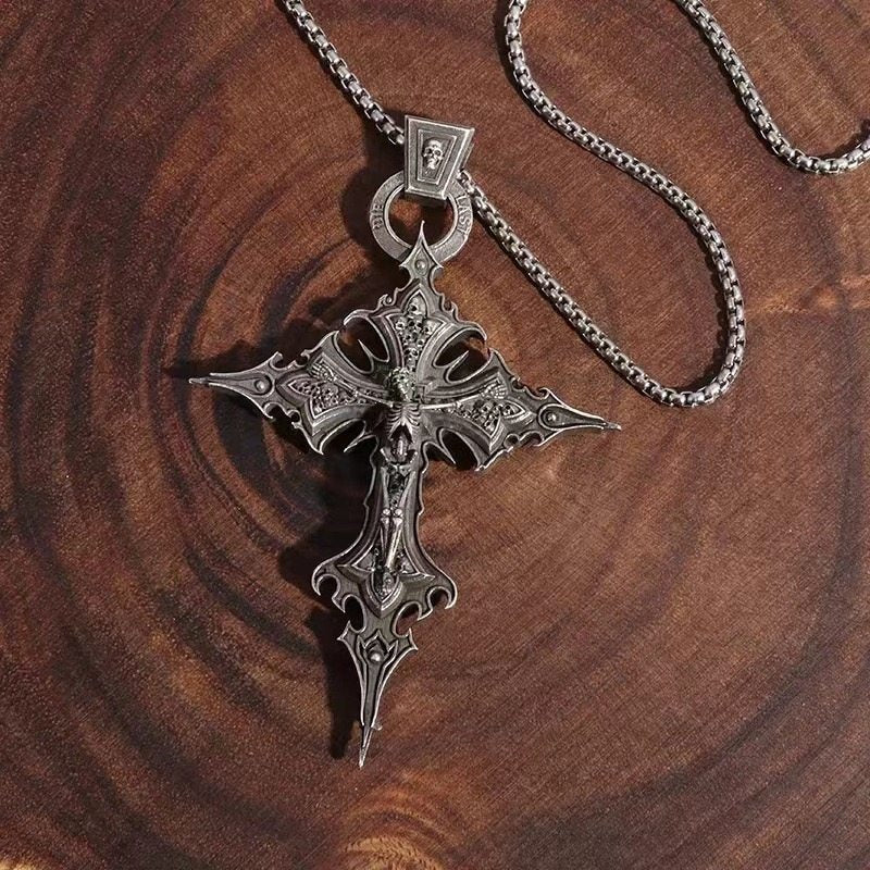 Skull Cross Necklace