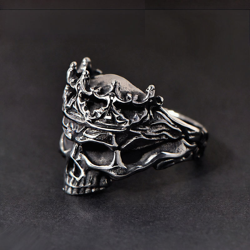 Skull Crown Ring