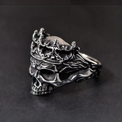 Skull Crown Ring