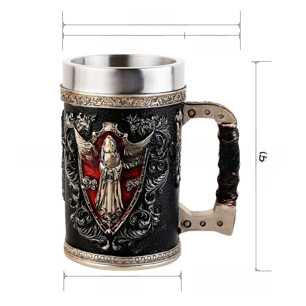 Skull Embossed Mug