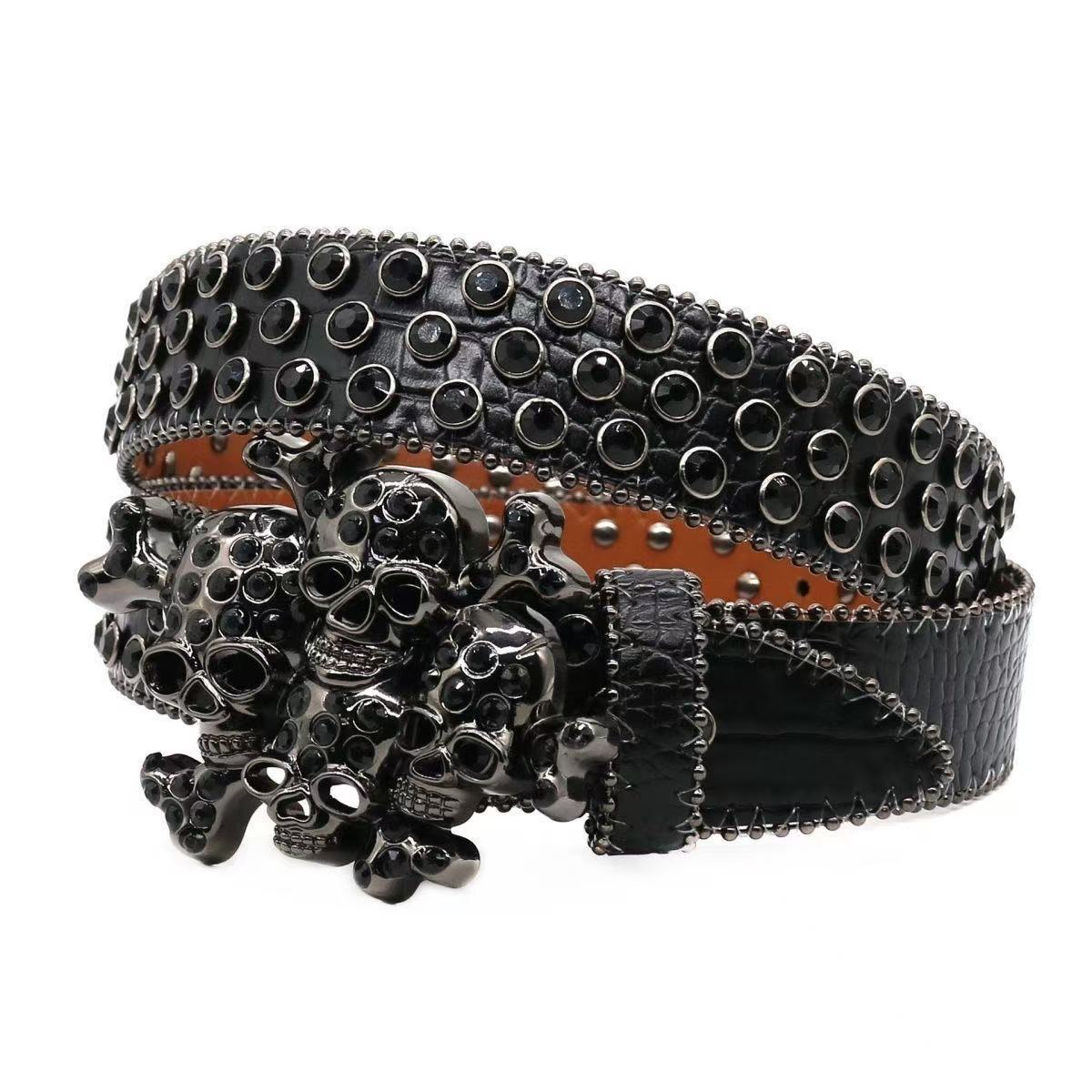Skull Ghost Head Belt