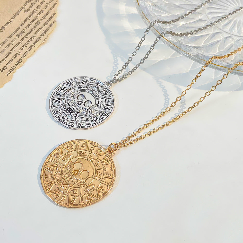 Skull Head Necklace Pendant