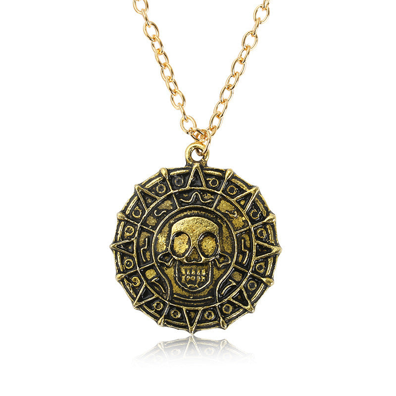 Skull Head Necklace Pendant
