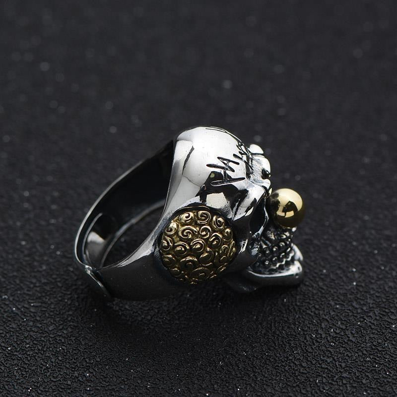 skull head opening ring