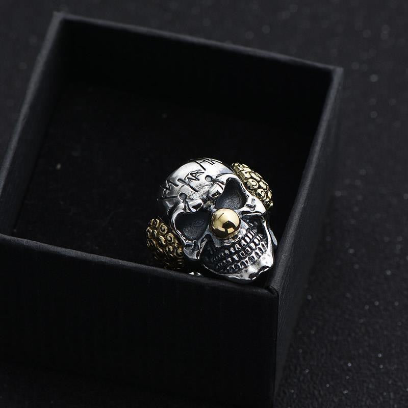 skull head opening ring
