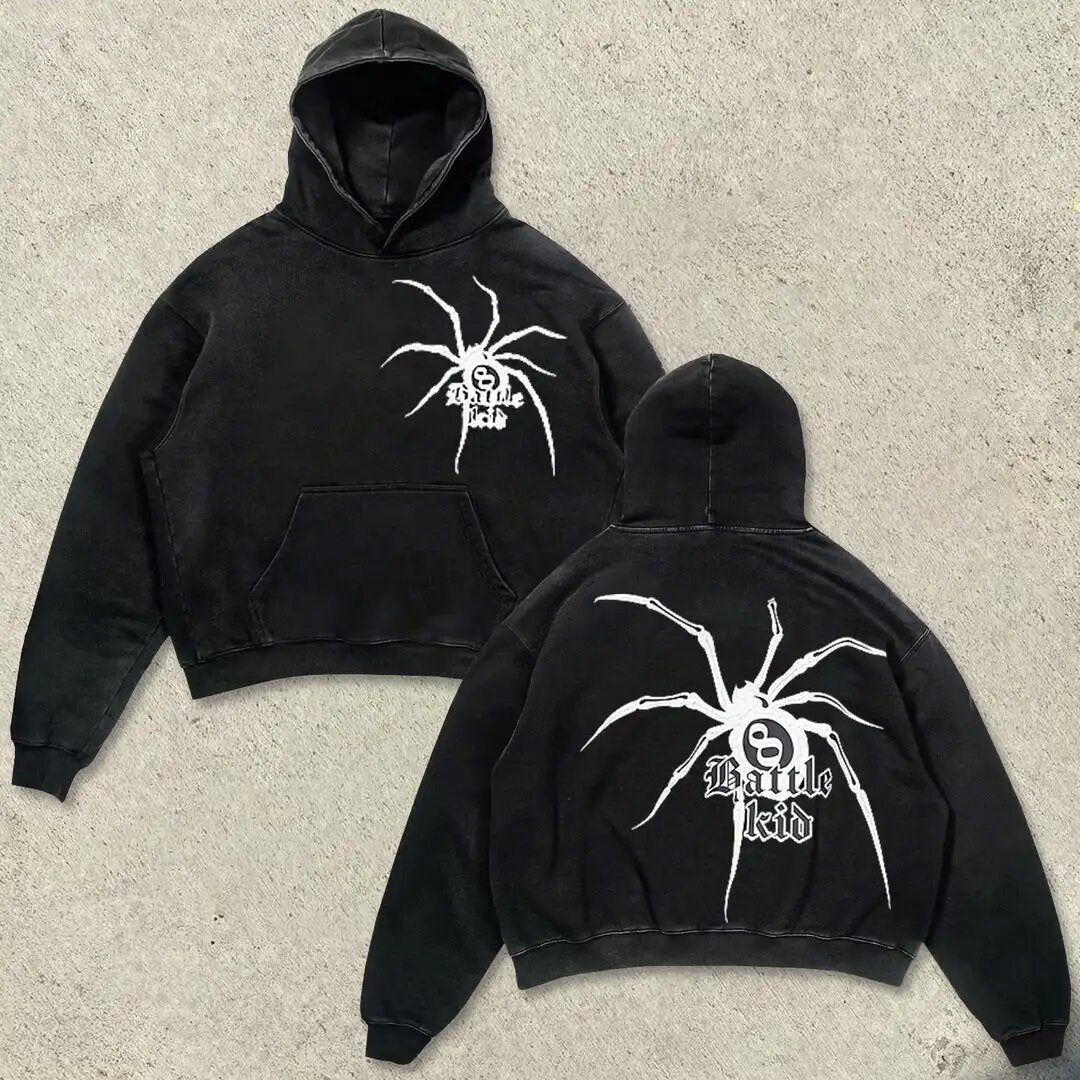 Skull Print Harajuku Hoodie