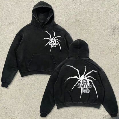 Skull Print Harajuku Hoodie