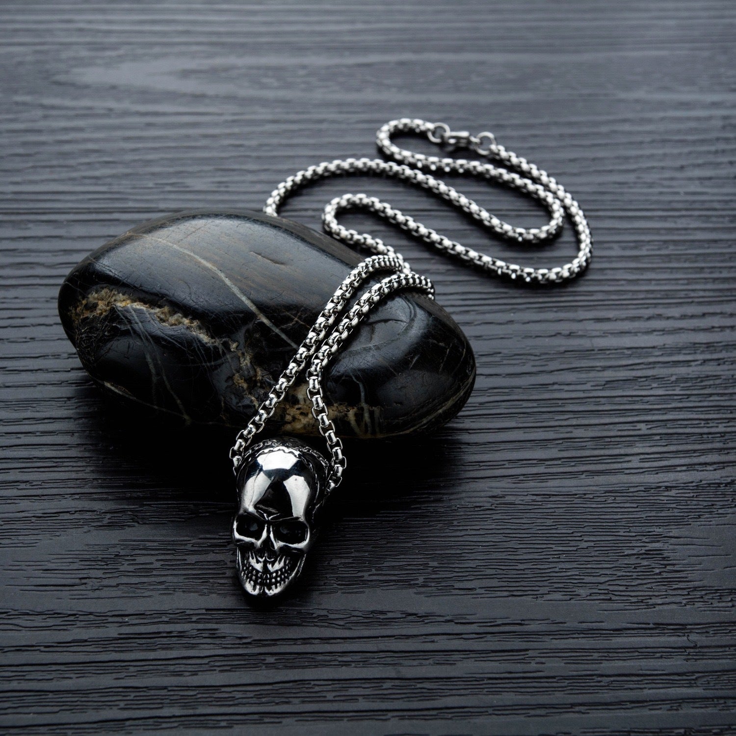 Skull Titanium Steel Necklace