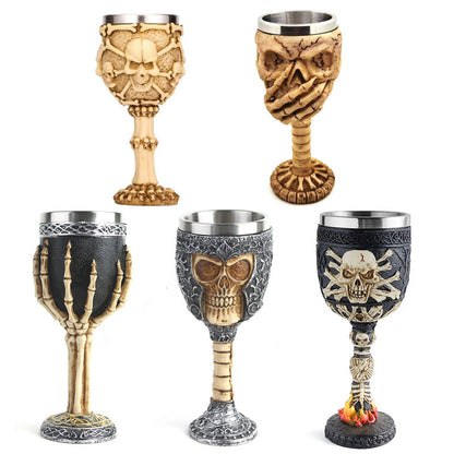 Skull Wine Glass