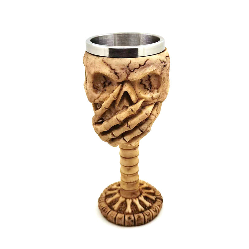 Skull Wine Glass