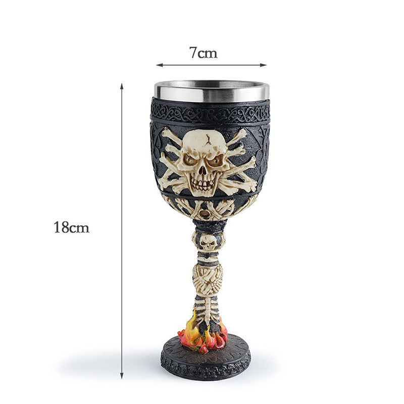Skull Wine Glass