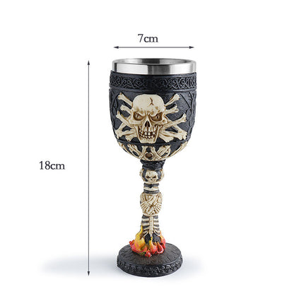 Skull Wine Glass