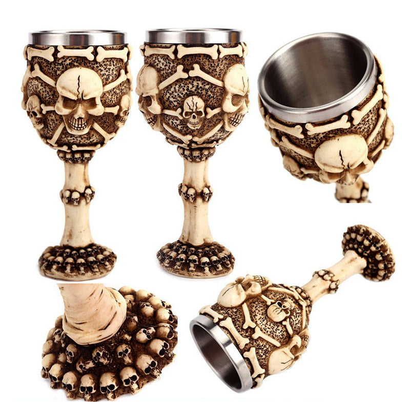 Skull Wine Glass