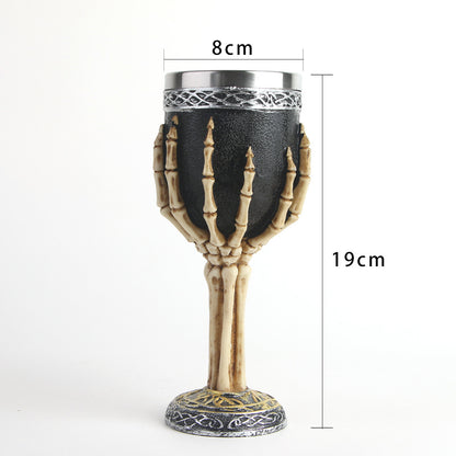 Skull Wine Glass