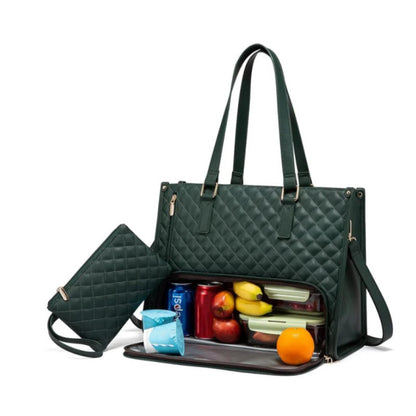 Slanted cross-body computer bag