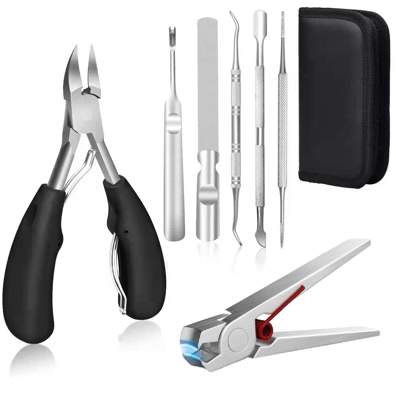 Slanted nail clippers