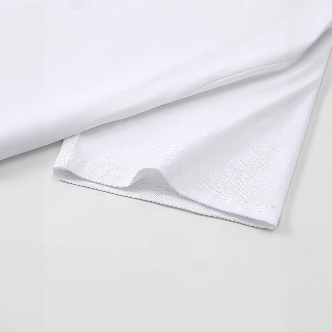 Slanted Shoulder Loose T-Shirt Short-Sleeved Top