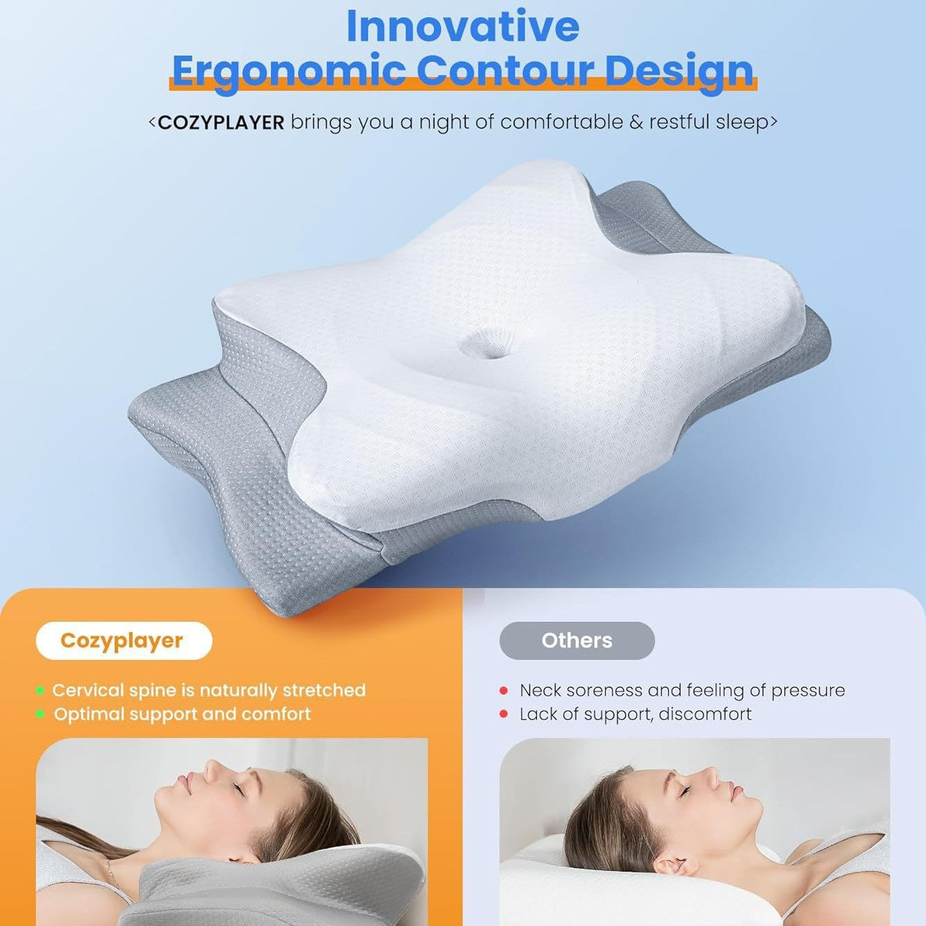 Sleep-Aid Butterfly Pillow