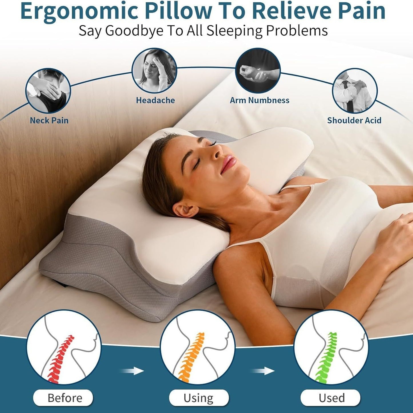 Sleep-Aid Butterfly Pillow