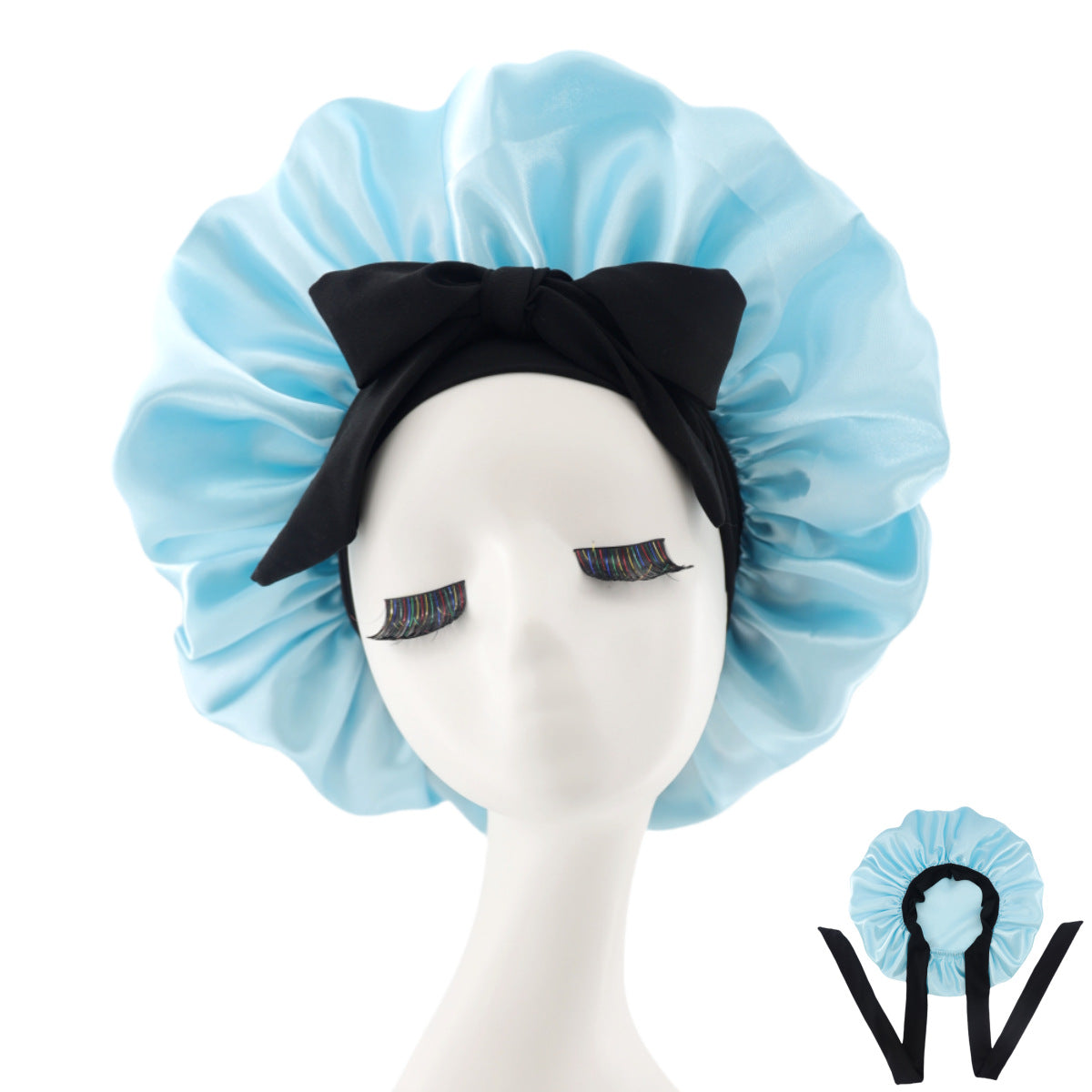 Sleep cap, imitation silk sleep cap