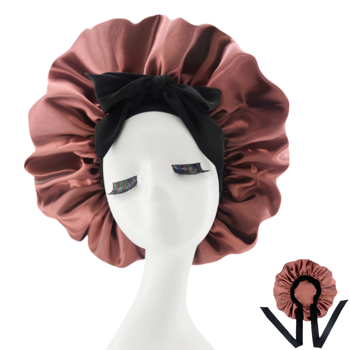 Sleep cap, imitation silk sleep cap