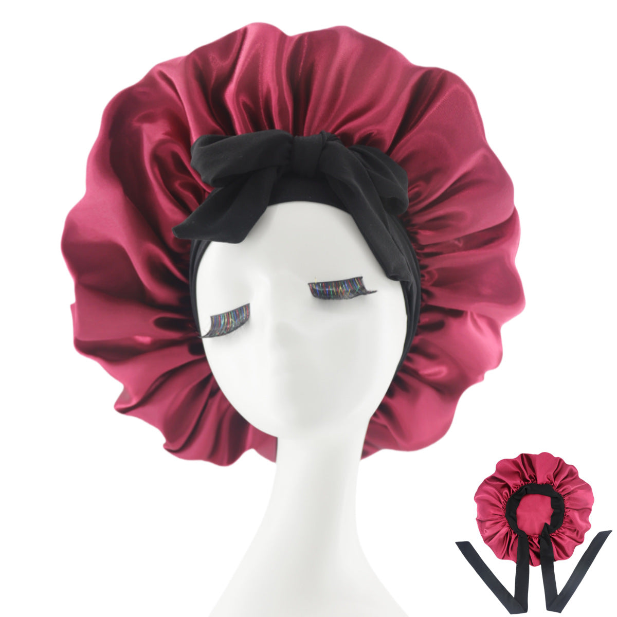 Sleep cap, imitation silk sleep cap