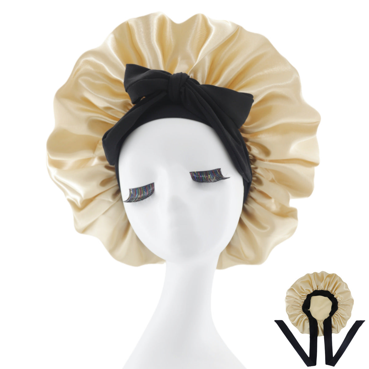 Sleep cap, imitation silk sleep cap