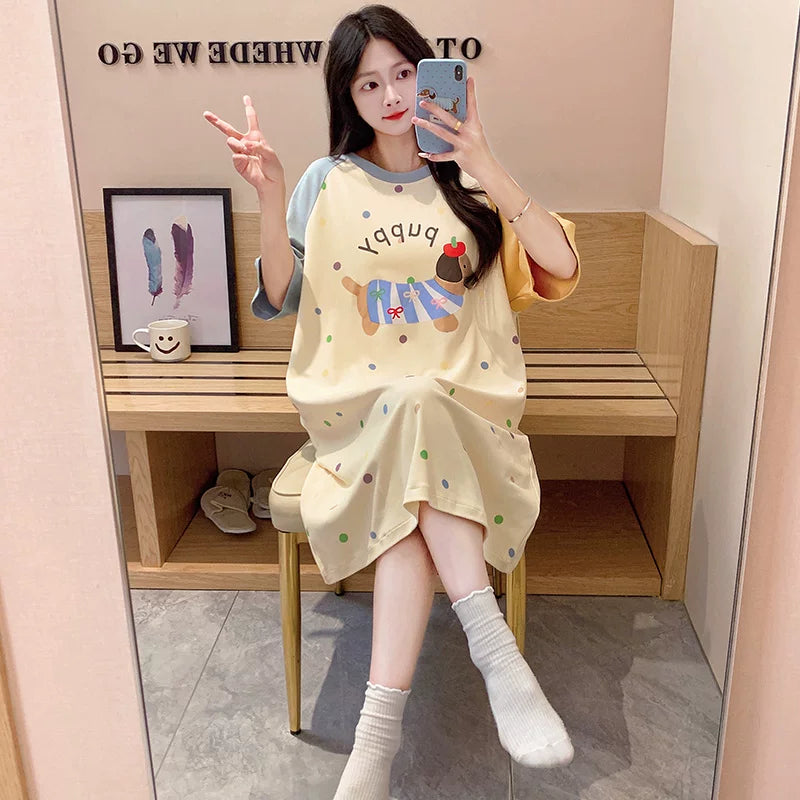 Sleeping dress for women in summer
