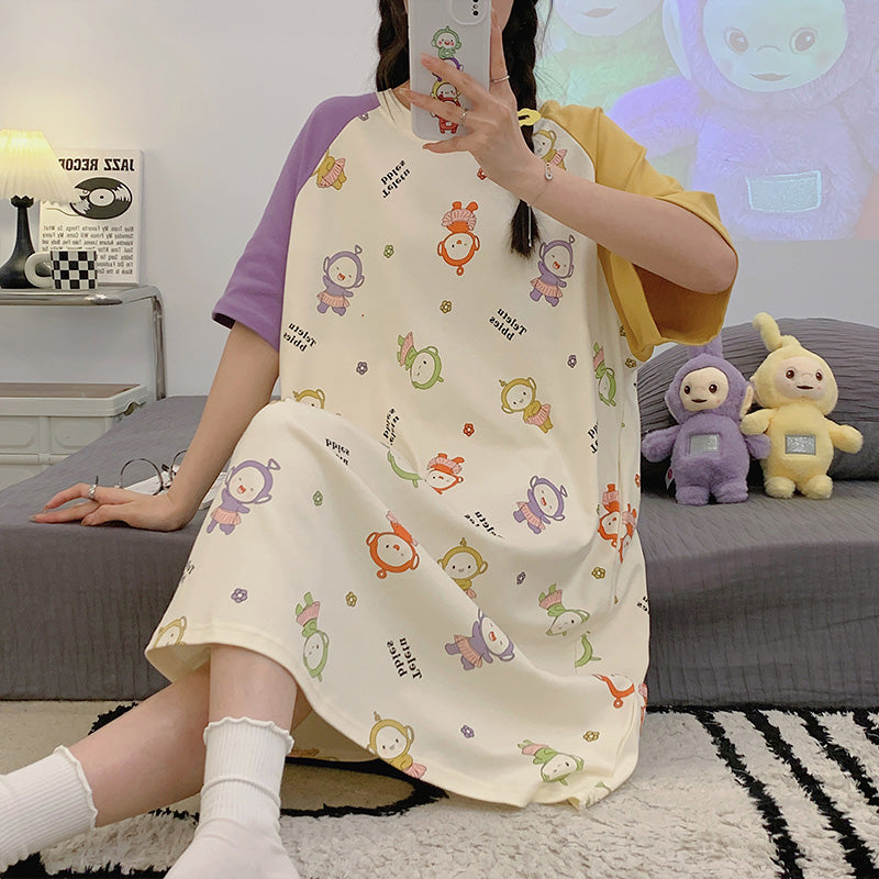 Sleeping dress for women in summer