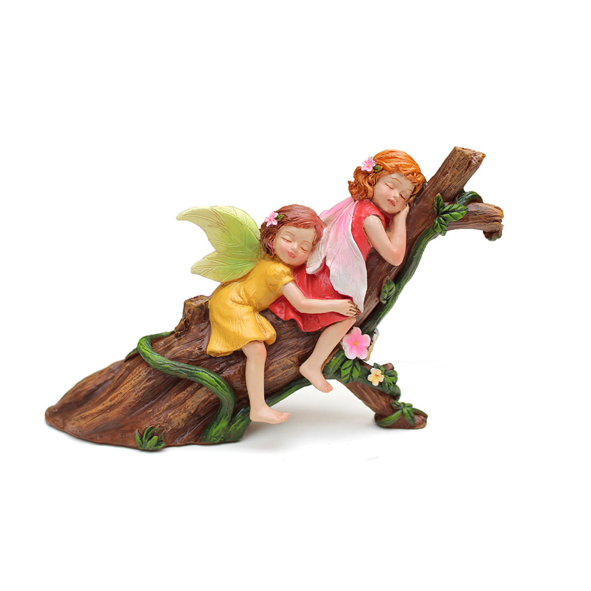 Sleeping Flower Fairy Resin Garden Decoration