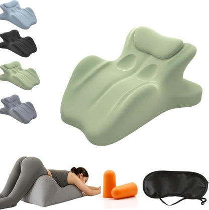 Sleeping pillow on the bed
