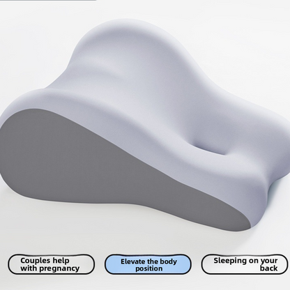 Sleeping pillow on the bed