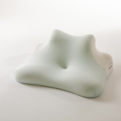 Sleeping pillow on the bed