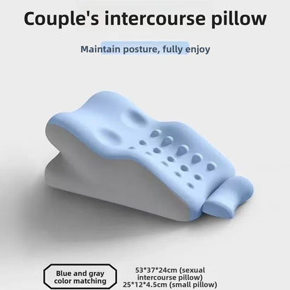Sleeping pillow on the bed