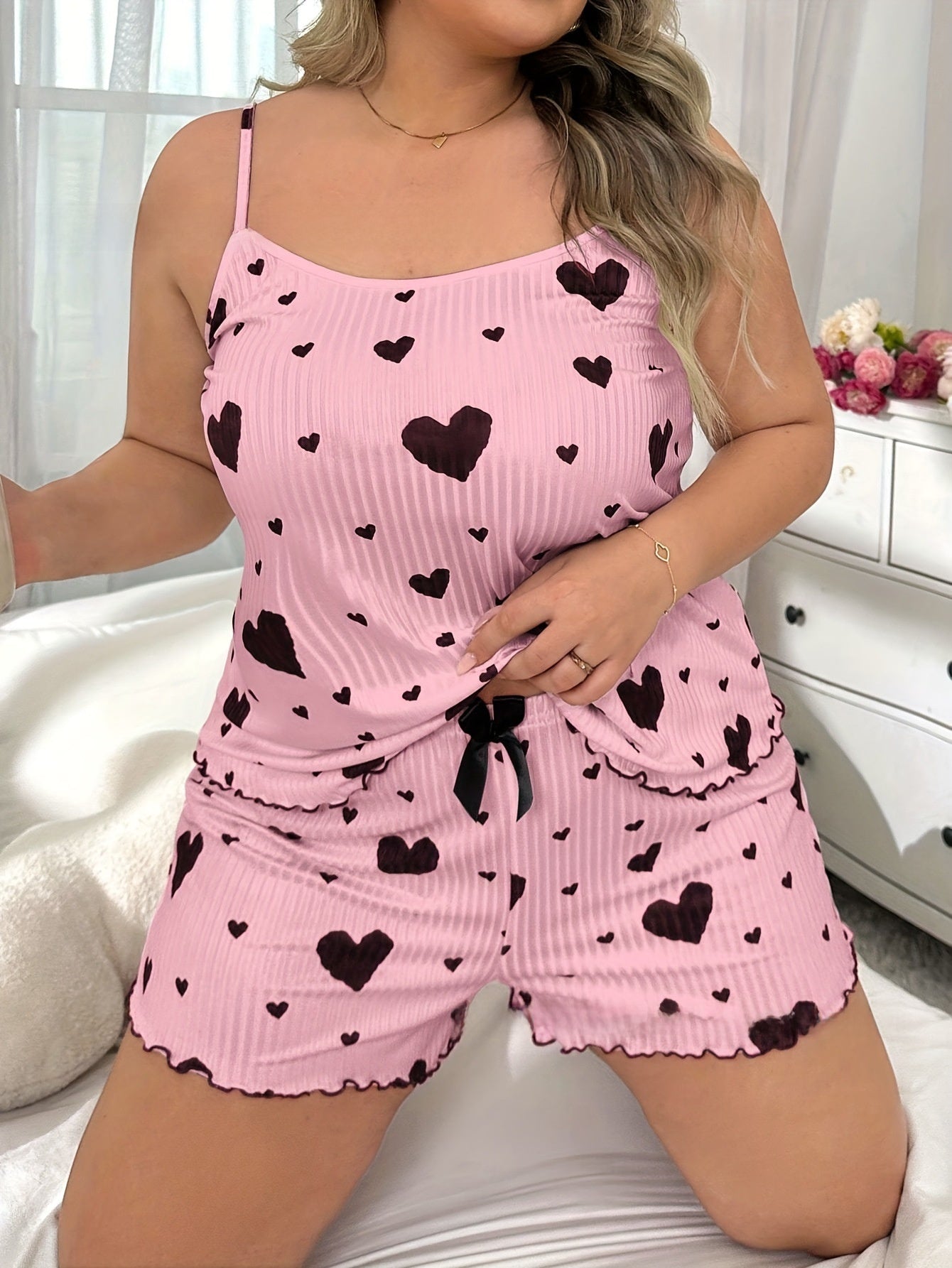 Sleepwear set home clothes with prints