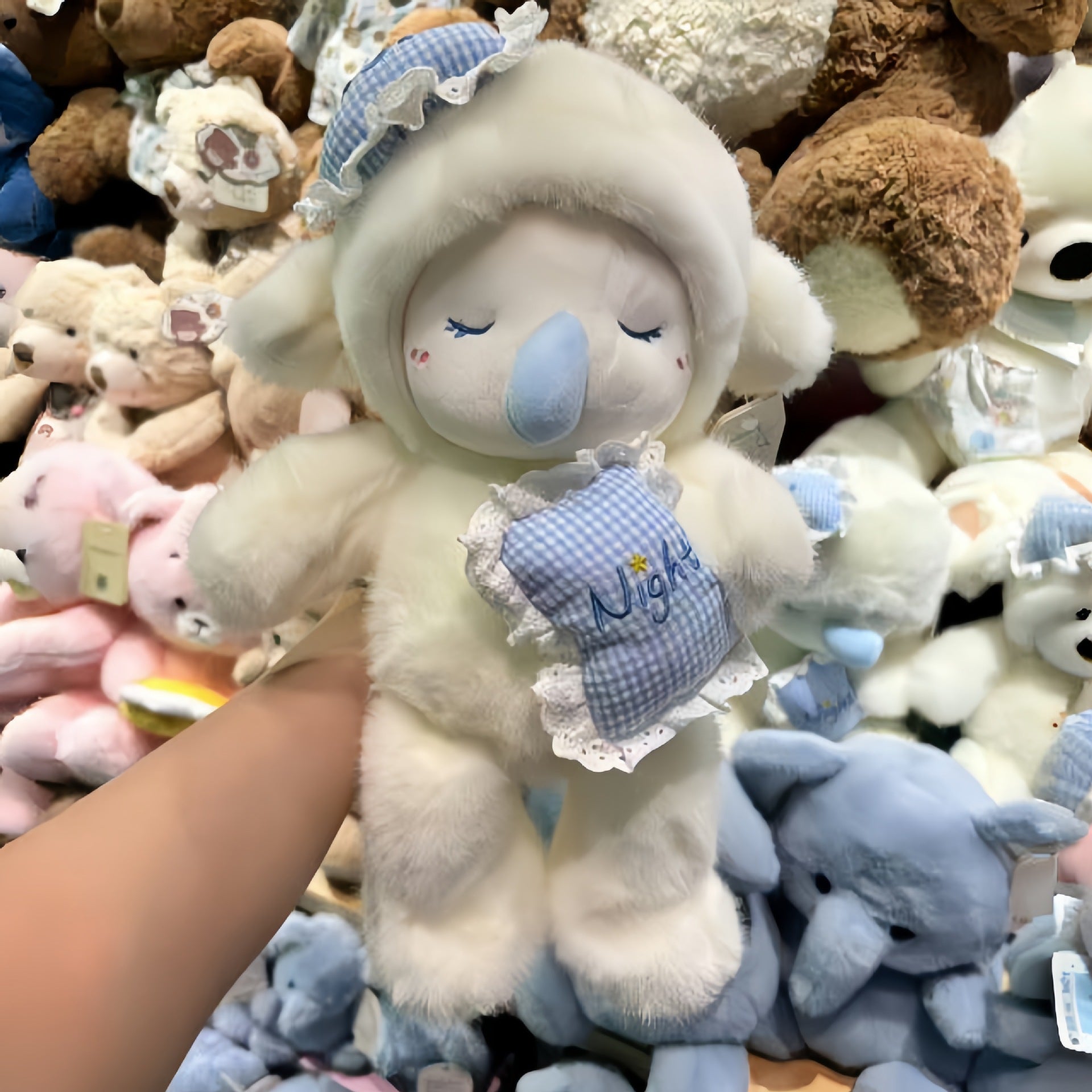 Sleepy Goodnight Lamb Doll Figurine Baby Toy