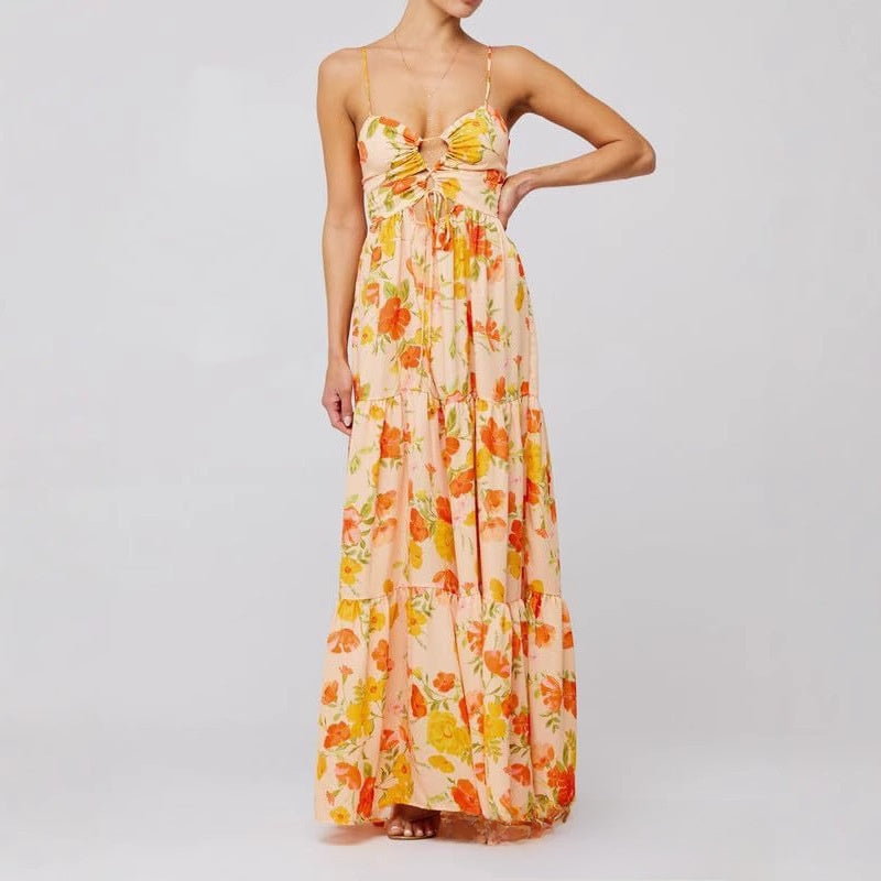 Sleeveless A-line dress