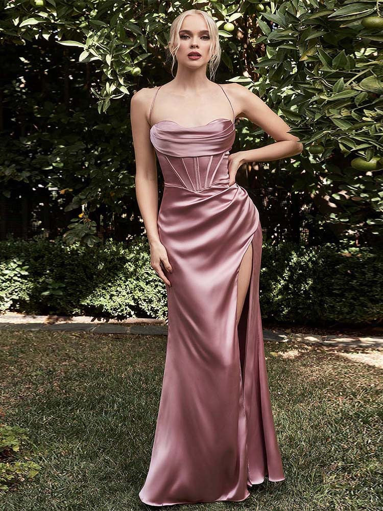 Sleeveless A-Line Dress with Gothic Style