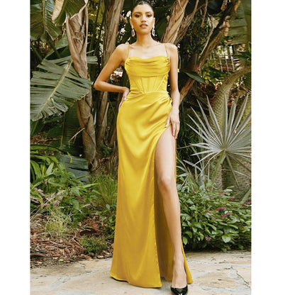 Sleeveless A-Line Dress with Gothic Style