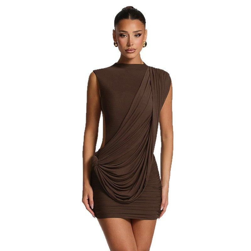 Sleeveless Backless Bodycon Dress