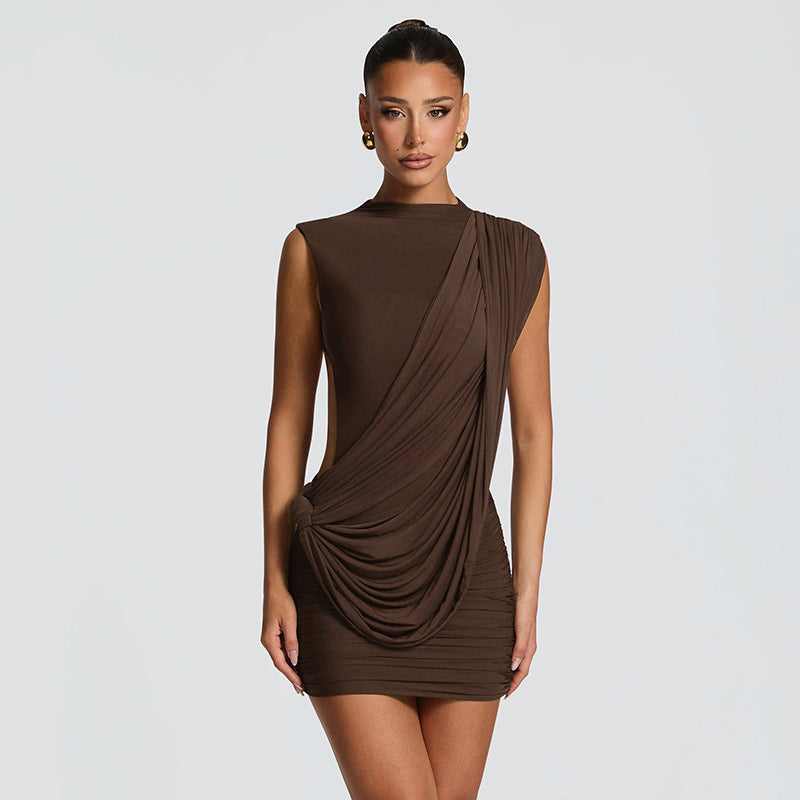 Sleeveless Backless Bodycon Dress