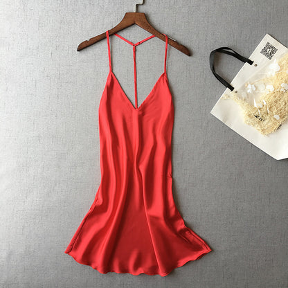 Sleeveless Backless Summer Pajama Dress