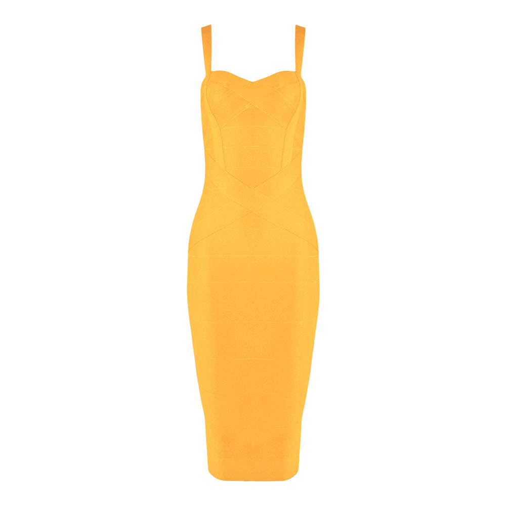 Sleeveless Bandage Bodycon Dress