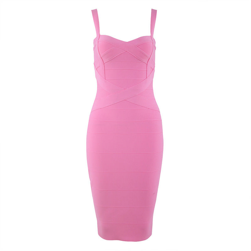Sleeveless Bandage Bodycon Dress