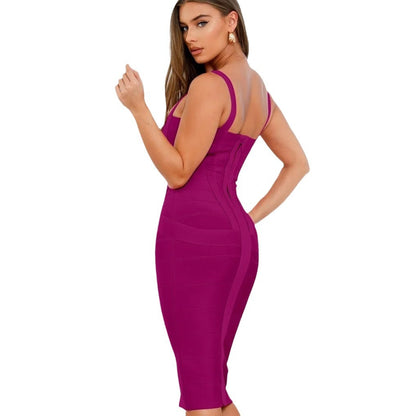 Sleeveless Bandage Bodycon Dress