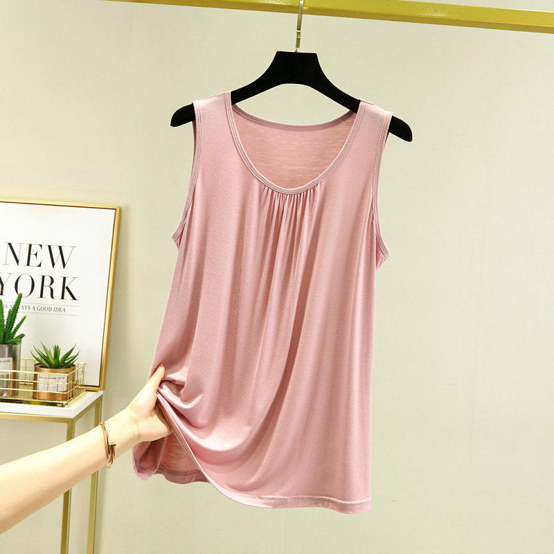 Sleeveless base layer for versatile outerwear