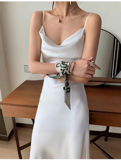 Sleeveless Bias Cut Dress